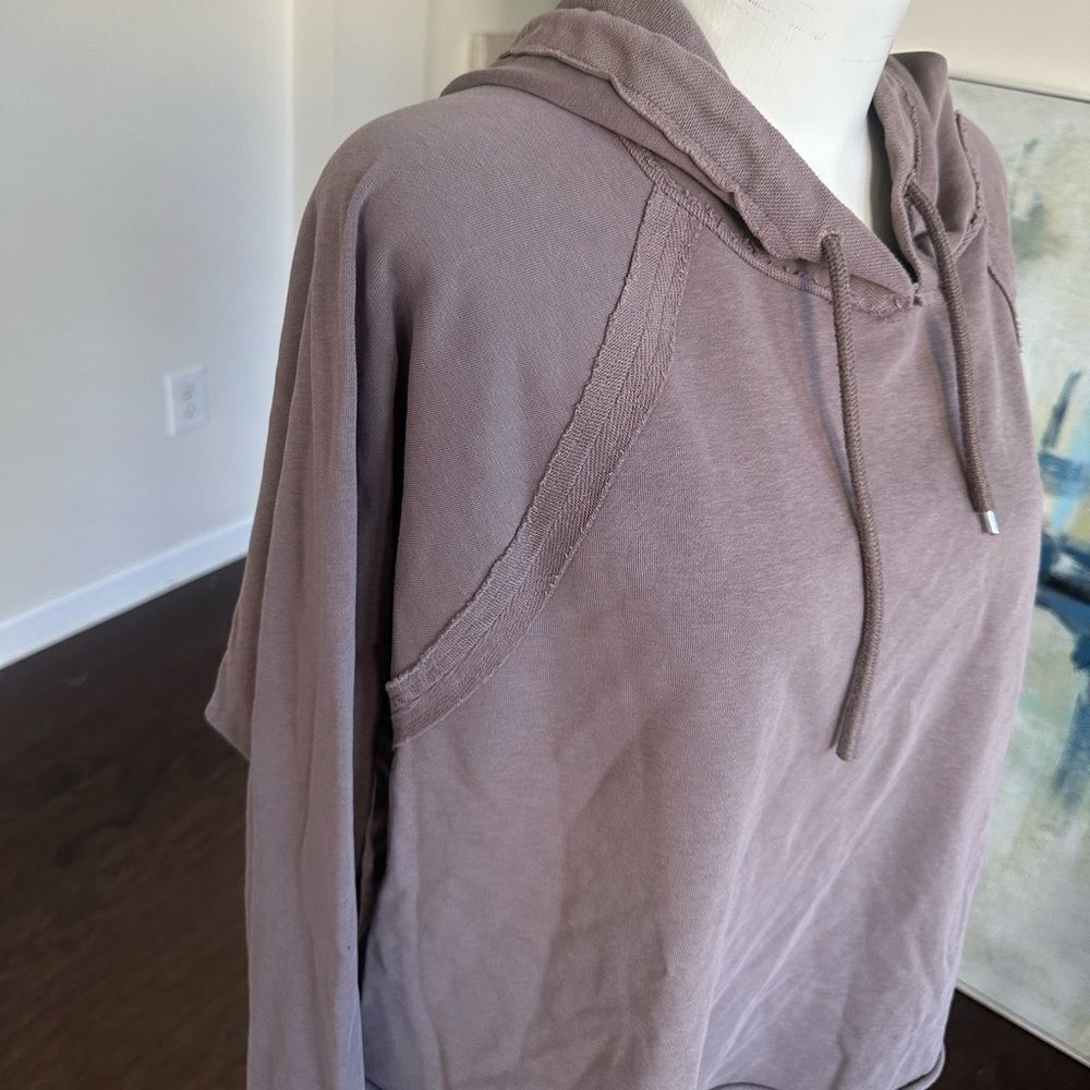 AS Revival Mauve Hooded Oversized Sweatshirt S - Picture 2 of 7
